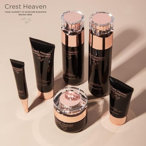Women 6-Piece Facial Kit for Radiant Skin Care, Facial Care, Face Moisturizing and Anti-aging Skin Care luxeGlow