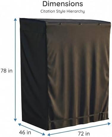 Outdoor Storage Shed Cover 72"x46"x78" - Image 2