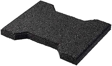 Playsafer Rubber Garden Pavers ¾” Thick Interlocking Safety Tiles by Playsafer