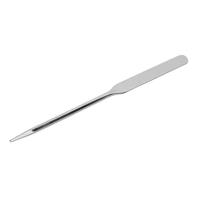Stainless Steel Makeup Spatula for Professional, Makeup Spatula Ergonomic Nail Art Stirring Tool Facial Mixing Stick Makeup Artist Makeup Tool Beauty Spatula Nail Art Makeup Stirring Rod