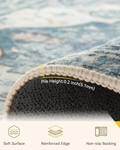 RELEANY Washable Area Rug - Image 5