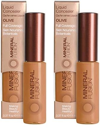 Mineral Fusion Liquid Concealer, Olive, 0.36 Ounce (Packaging May Vary) (Pack of 2)