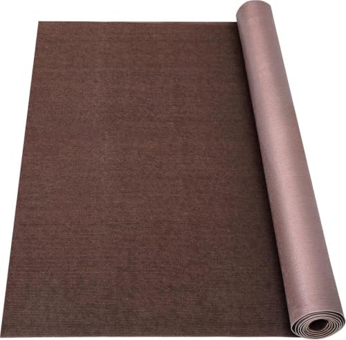 Grefinity Marine Carpet, 3 FT x 10 FT Brown Indoor Outdoor Carpet by Grefinity