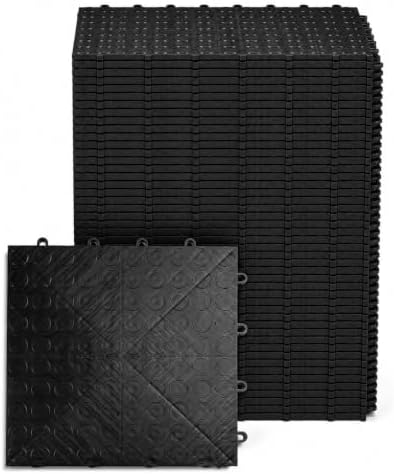 SnapLock GarageDeck 12"x12" Coin Garage Tiles, 48 Pack by BigFloors