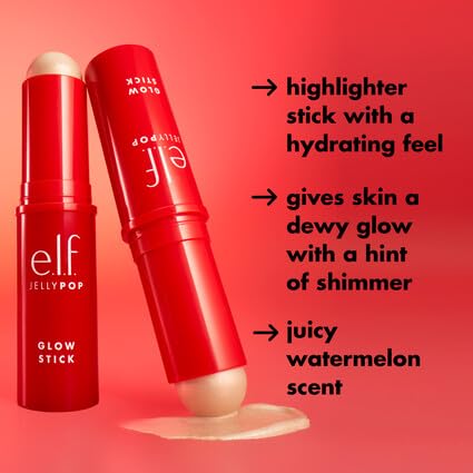 e.l.f. Jelly Pop Glow Stick, 0.28 Fl Oz (Pack of 1), Golden Shimmer
