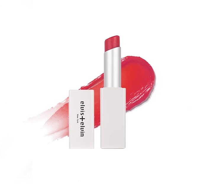 elvis+elvin Tsubaki Tinted Hydrating Lip Balm, Long Lasting Treatment, Lip Repair for Dry, Moisturizing Lip Care, Lip Care Essentials, many colors, 0.11oz (270 Pink Lemonade)