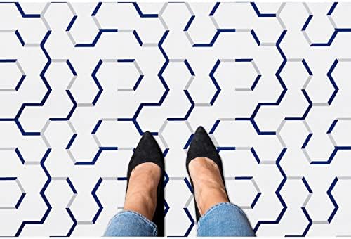 Retro Self Adhesive 12-Inch Vinyl Floor Tiles, 20 Tiles, 12 x 12 in - Image 3