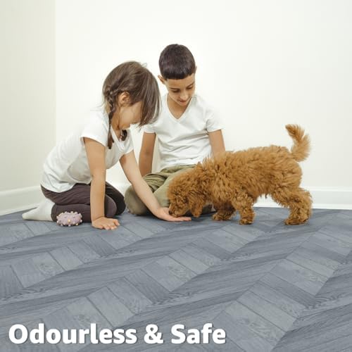 Art3d 60-Pack Herringbone Peel and Stick Floor Tiles - Image 3