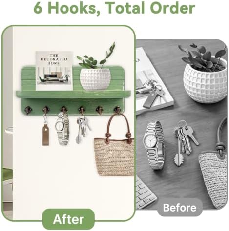 Key Holder for Wall, Mail Organizer Wall Mount - Image 3