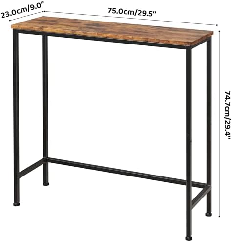 Narrow Console Table, 29.5" Small Entryway Table, Thin EntranceTable, Sofa Table - Image 3