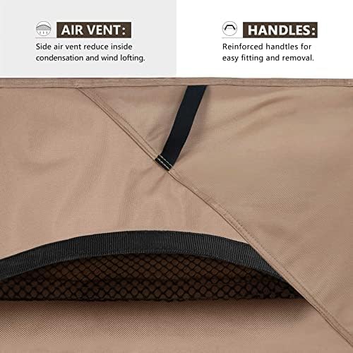 ULTCOVER Waterproof Round Patio Table Cover 92 inch - Image 4