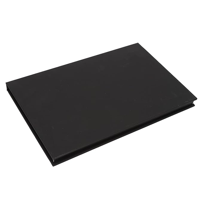 DIY Empty Eyeshadow Palette, Empty Makeup Palette, Black 15 Compartment Empty Makeup Palette for Blush Bronzer Powder