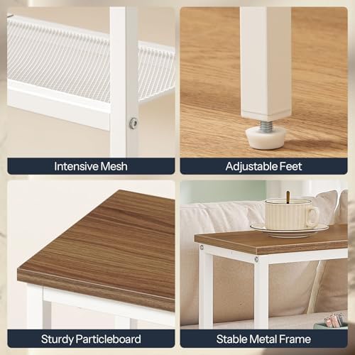 HOOBRO 29.5" Narrow Console Table, 3 Tier Entryway Table, Thin Sofa Table - Image 6