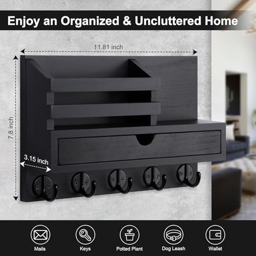 Key Holder Wall Mount, Mail Holder - Image 5