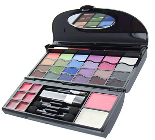 ETA 34 Runway Colors Complete Makeover Kit With Brushes Eye Pencil And Mirror 2.4 oz