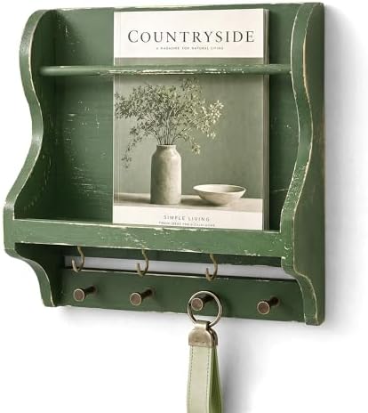 Pine Wood Mail Organizer Wall Mount by REBEEVISION