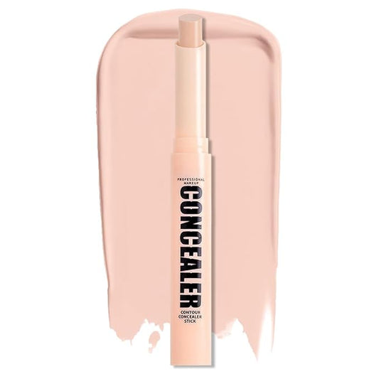 Kaely PROFESSIONAL MAKEUP Correcting Concealer Stick,Medium Coverage Concealer Crayon,under Eye Brightener Concealer for Dark Circles,corrector de ojeras,Lightweight,Vegan,03 LIGHT PINK