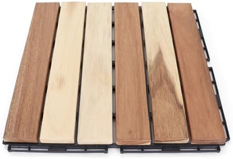 Teak Deck Tiles Interlocking Outdoor Flooring - Image 4