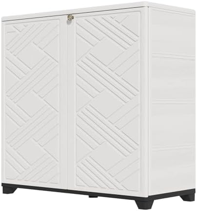 HOMSPARK Indoor/Outdoor Storage Cabinet by HOMSPARK