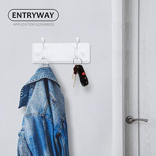 Badiano Heavy Duty Wooden Coat Rack, Wall-Mounted Organizer, 9 Inch - Image 5
