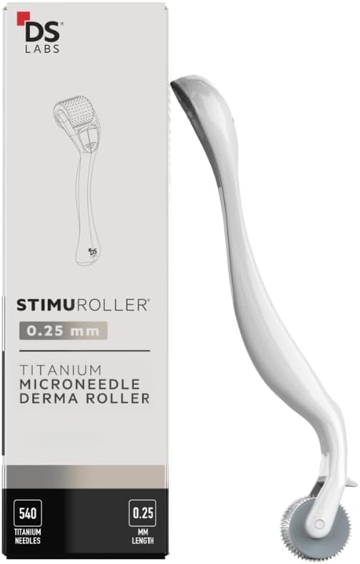 DS Labs StimuROLLER Hair Micro-Needle Hair Stimulation System 0.25mm, Packaging May Vary