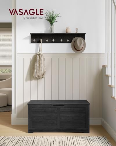 VASAGLE Storage Chest, 39.4 Inches Width Bench - Image 2