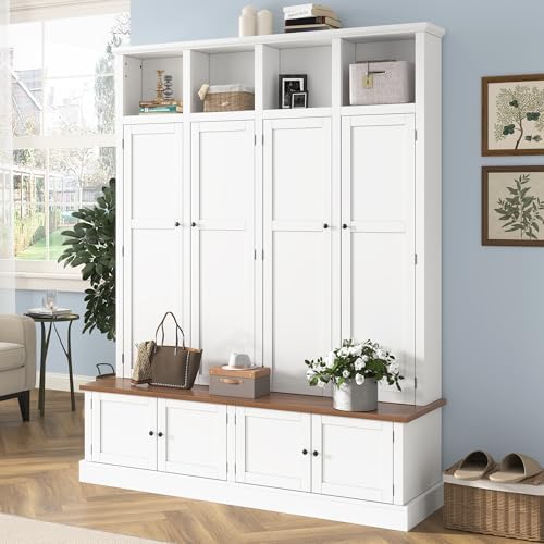 Quarte Farmhouse Hall Tree by Quarte