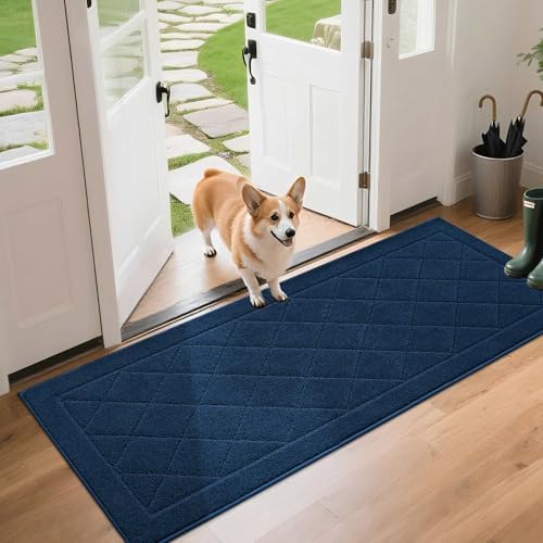 BEQHAUSE Dirt Trapper Door Mat 24" x 60", Doormat Non-Slip by BEQHAUSE