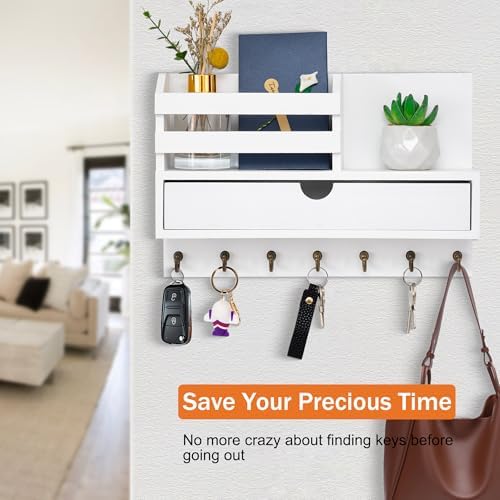 Key Holder Wall Mount, Mail Organizer - Image 6