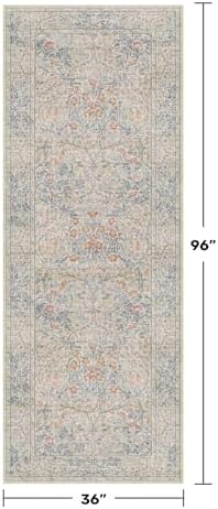 Hazo Haus Floral 3x8 Wide Hallway Runner - Image 2