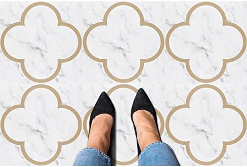 Retro Self Adhesive 12-Inch Vinyl Floor Tiles, 20 Tiles, 12 x 12 in - Image 6