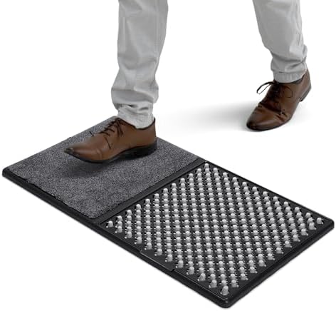 Disinfecting Entrance Shoe Mat 2 in 1 Shoe Disinfection Mat by GOOFCXO