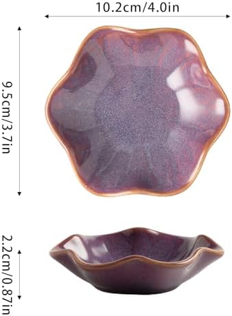BEUNAIZER Galaxy Purple Jewelry Dish Tray, Ring Dish, Ceramic Trinket Tray - Image 6