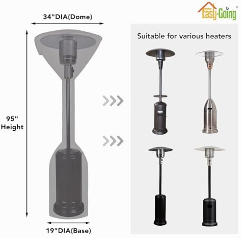 Easy-Going Stand-Up Patio Heater Cover - Image 2