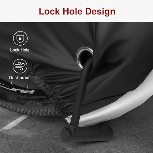 Puroma Bike Cover Waterproof Outdoor Bicycle Windproof Cover - Image 4