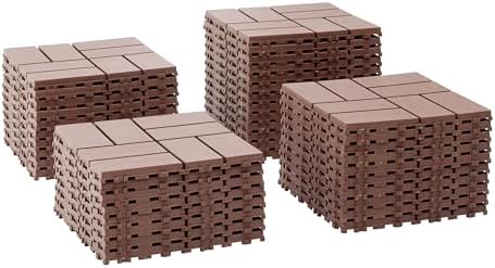 Deck Tiles for Outdoor, Plastic Outdoor Flooring Tiles, Kitchen Non Slip by Zjjseloru