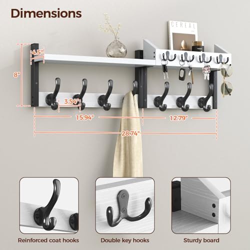 Evermagin 29" Coat Rack Wall Mount - Image 3