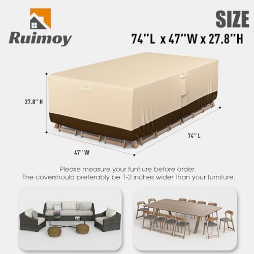 Patio Furniture Covers, Outdoor Furniture Cover Waterproof, General Purpose - Image 2