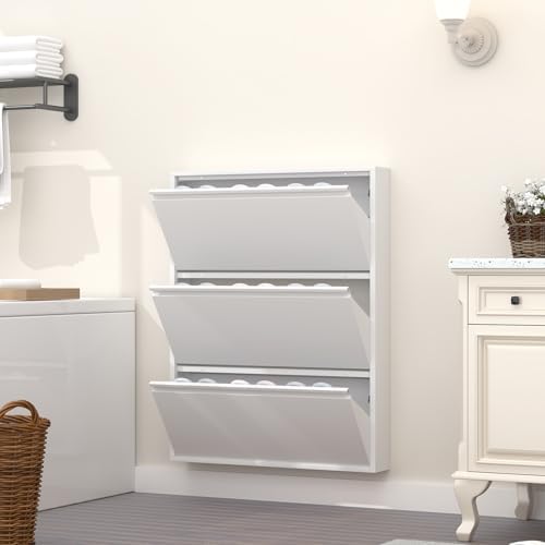 GREATMEET Slim Wall Mounted Metal Storage Cabinet - Image 7