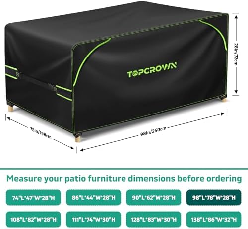 Topcrown Patio Furniture Covers Waterproof - Image 2
