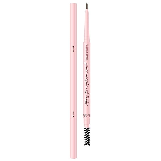 Eyebrow Pencil Dark Brown,Eyebrow Pencils for Women,Micro Brow Pencil Waterproof Smudgeproof,Ultra-Precise Tip Long-Lasting Brow Pencils for Natural Eye Brows,Built-In Spoolie Brush,03 Dark Brown.