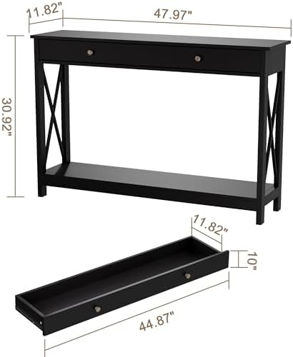 Treocho 47" Farmhouse Console Table - Image 2