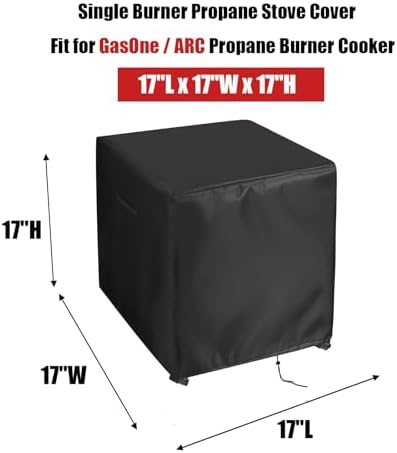 Single Burner Propane Stove Cover Fit - Image 2