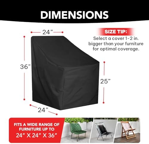 24x24x36 UV-proof Waterproof Furniture Patio Cover 24L x 24W x 36H breathable - Image 2