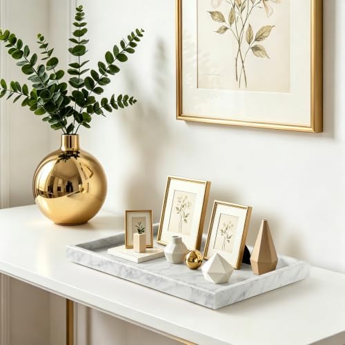 Real Natural Large Marble Tray for Bathroom, Kitchen Counter - Image 4