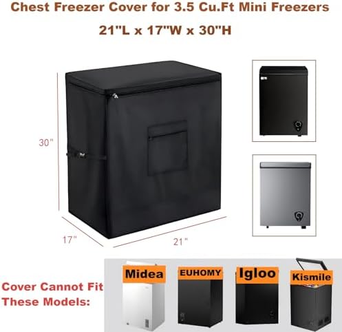 Chest Freezer Cover for Outside - Image 2