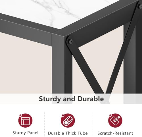Tajsoon Console Table 41.8", 2 Tier Entryway Table - Image 6