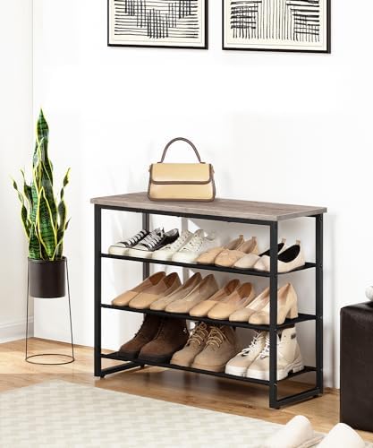 HOOBRO Shoe Rack, 4 Tier Shoe Storage Organizer - Image 2