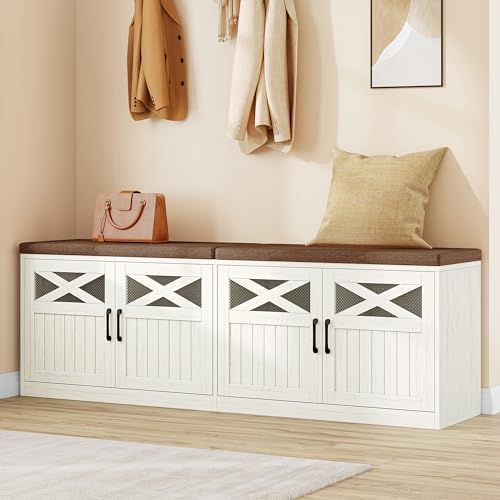 Hzuaneri 59" Shoe Storage Bench by Hzuaneri