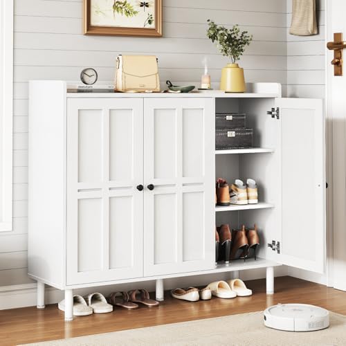 ONBRILL Shoe Cabinet with 3 Doors & Adjustable Shelves by ONBRILL